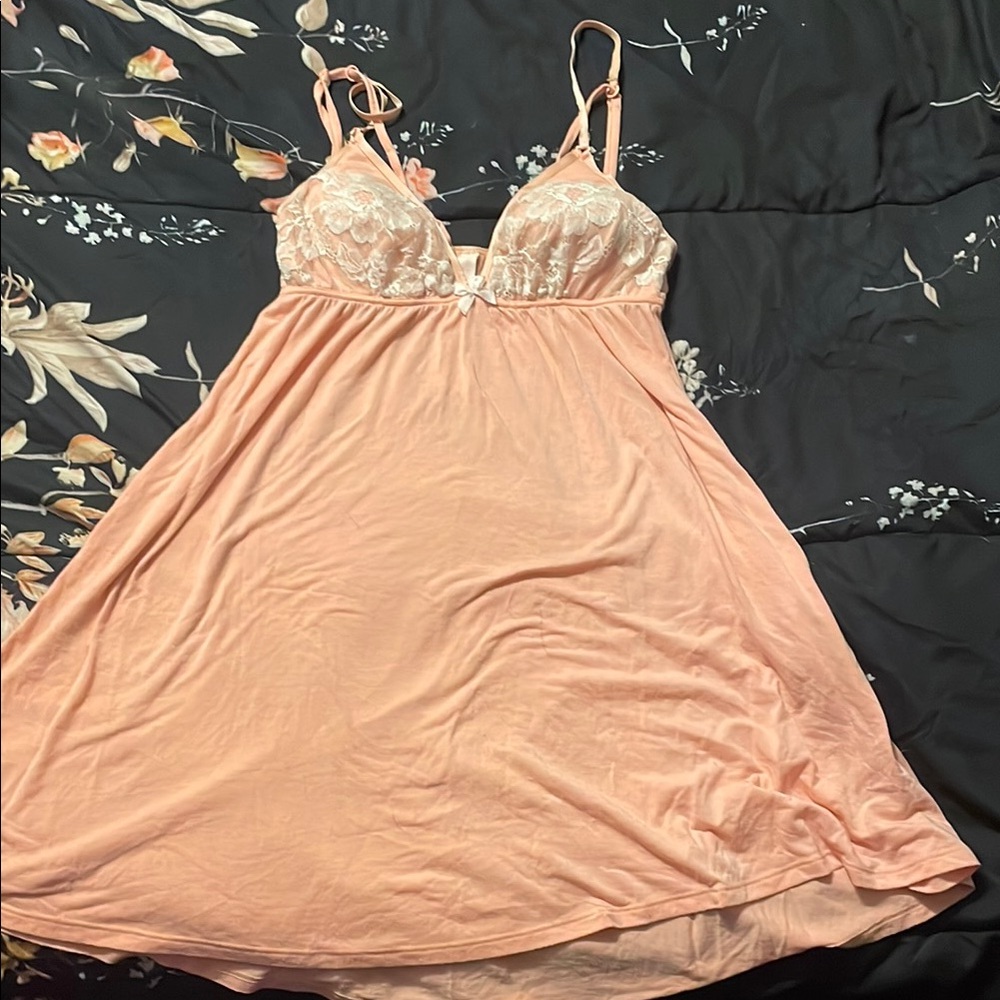 Victoria's Secret Pink Pajamas with Lace Detailing